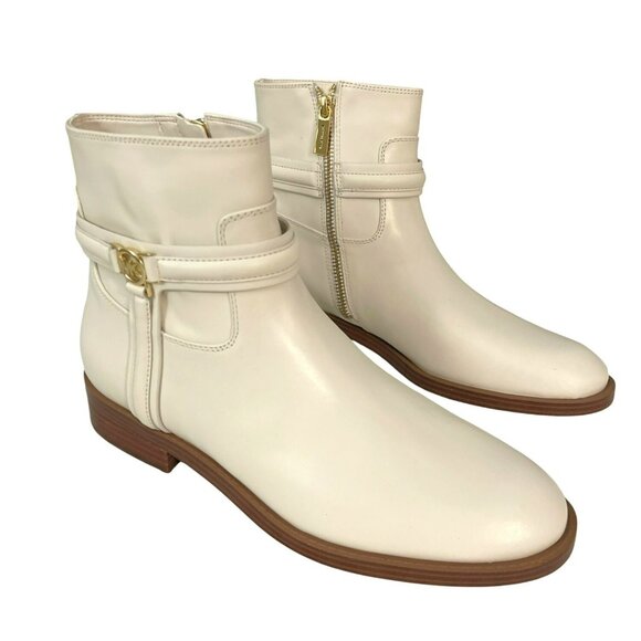 Michael Kors Mindy Cream Ankle Boot Boot Size 8.5 M NWT - Picture 1 of 9